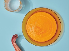 Carrot Ginger Soup by Chef Rogelio Herrara.