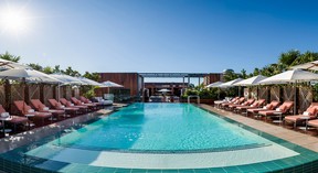 The Ray Hotel in Delray Beach, Fla., has a glamourous rooftop pool and three excellent restaurants.