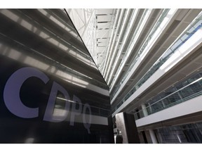 The Caisse de Depot et Placement du Quebec (CDPQ) headquarters in Montreal, Quebec, Canada, on Thursday, Feb. 24, 2022. Caisse de Depot et Placement du Quebec posted the highest returns since 2010 last year, with growth boosted by its private equity holdings and public stock portfolio.