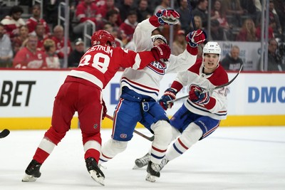 Detroit Red Wings blank Montreal Canadiens, 3-0, in season opener