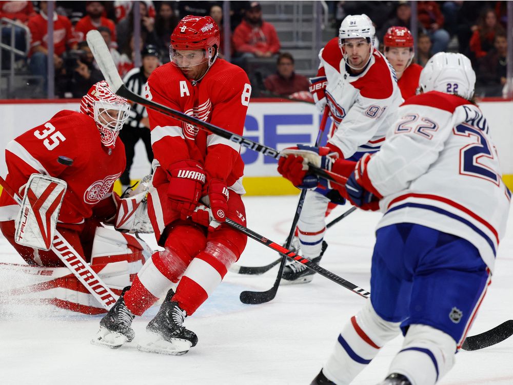 About Last Night: Size matters for Red Wings in 3-0 win over Habs ...