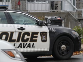 A Laval police vehicle.