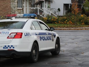A Laval police vehicle.