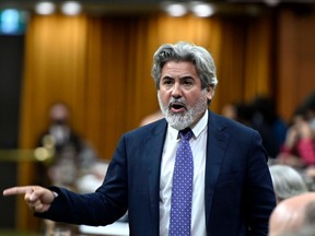 Minister of Canadian Heritage Pablo Rodriguez during Question Period in the House of Commons June 16, 2022.