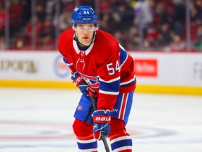 Em 14 jogos com os Canadiens nesta temporada, Jordan Harris tem quatro assistências e está empatado com o capitão Nick Suzuki pelo melhor diferencial positivo/negativo da equipe em mais de 6.