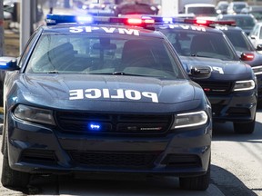 A Montreal police car is seen in this photo