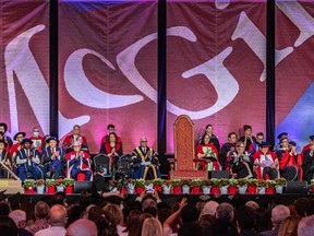 McGill law faculty at a graduation ceremony on May 26, 2022.