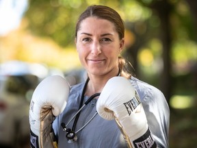 The 32-year-old Montreal's Kim Clavel, he World Boxing Council junior-flyweight champion, was scheduled to meet WBA champ Yesica Nery Plata in a unification bout on Thursday night in the main event of a card at Laval's Place Bell.