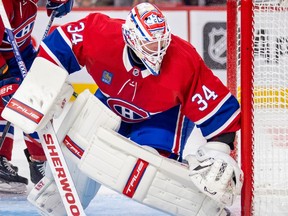 Canadiens goalie Jake Allen had a 6-7-0 record with a 3.61 goals-against average and a .891 save percentage heading into Tuesday night’s game against the San Jose Sharks.