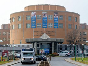 The recall could affect 9,000 patients who used the HIV test at the Lakeshore (pictured), St. Mary’s and LaSalle hospitals.