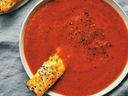 Onions, garlic and celery salt distinguish this tomato soup from Bri Beaudoin.