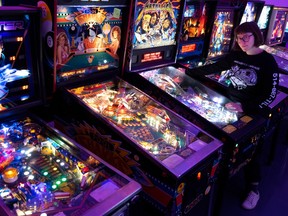 North Star Pinball co-owner Charlotte Fillmore-Handlon is ready for some vintage Metallica play.