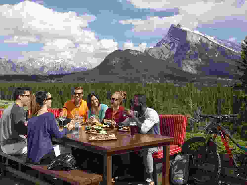 Juniper Bistro in Banff has won awards for its creative Canadian cuisine, as well as its seasonal patio dining and Rocky Mountain views.