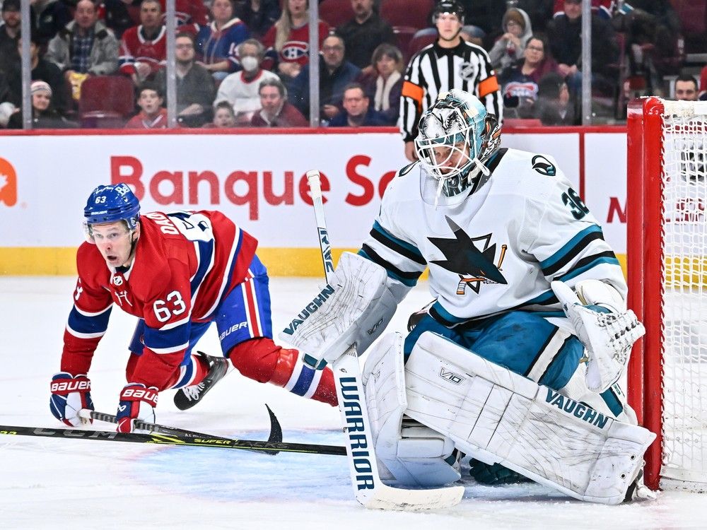 Canadiens suffer power outage in 4-0 loss to the Sharks