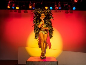 Tymesha Harris performs Josephine Baker.