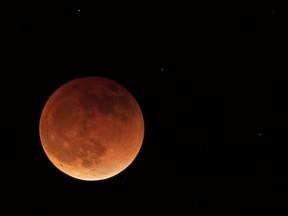 This is the second total lunar eclipse this year; the first was in May.
