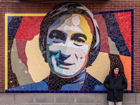 Archie Fineberg is a former accountant who has devoted his retirement to shooting photos of murals in Montreal.