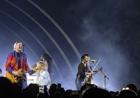 Arcade Fire performs at the Bell Center on December 3, 2022.