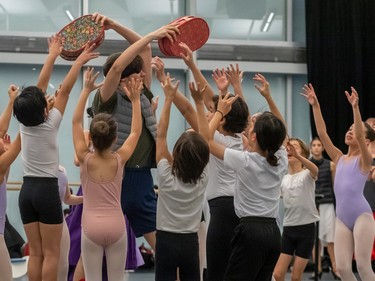 Rehearsal of Les Grands Ballets' production of The Nutcracker in Montreal on Friday November 25, 2022.