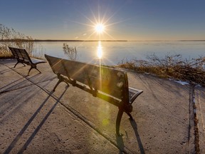 When you sit on one of the benches at the western tip of Parc René-Lévesque in Lachine, it feels like you are at the edge of the world, Enza Micheletti writes.