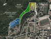 Map shows three zones — a wooded area and two parking lots — behind the former Royal Victoria Hospital to be absorbed by Mount Royal Park. The grey area shows where a new pedestrian entrance to the park is to be built.