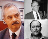 Clockwise, from left: RCMP drug-squad chief Claude Savoie, lawyer Sidney Leithman, West End Gang leader Allan (The Weasel) Ross. From Gazette files.