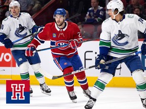 Montreal Canadiens forward Jonathan Drouin skates against the Vancouver Canucs