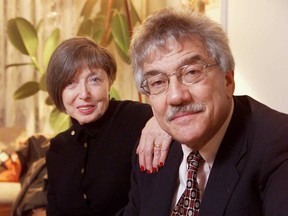 Maximilien Polak with his wife in 2000.