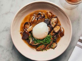 Montreal chef Mehdi Brunet-Benkritly’s recipe for mushrooms, poached egg and brown butter is one of the easier dishes in Canada’s Best New Cookbook.