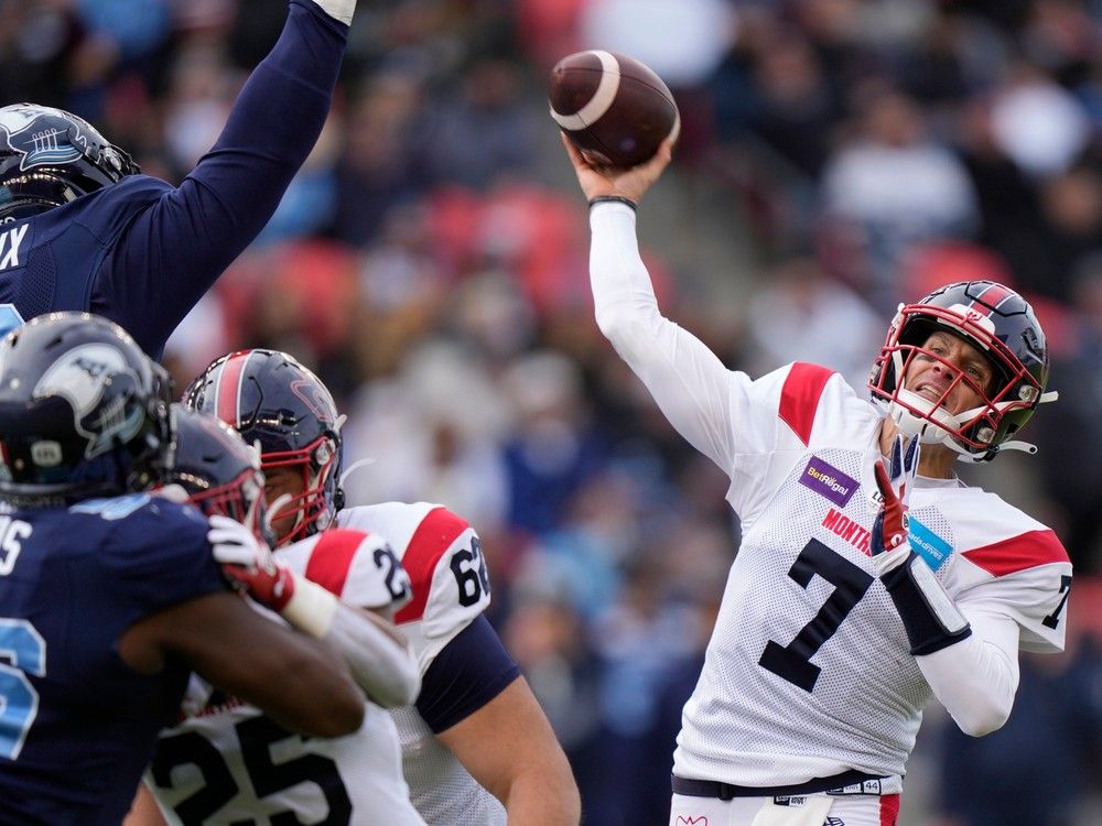 Alouettes' playoff fortunes against Tiger-Cats might rest on QB Trevor  Harris