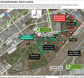 Montreal strikes to guard 16 hectares of Technoparc land Montreal strikes to guard 16 hectares of Technoparc land