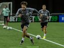 Primer día de campo de entrenamiento para los jugadores del CF Montreal el 9 de enero de 2023 en el Estadio Olímpico de Montreal. 