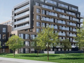 A developer is proposing to be build a high-density residential project on St-Jean Blvd. in Dollard-des-Ormeaux. Some nearby residents, however, hope to block a rezoning process through a public register at city hall on Jan. 19. The site to be redeveloped had previously housed a restaurant and a tire store.