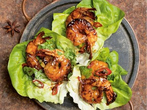 Bonnie Stern suggests serving the shrimp on lettuce as an appetizer or over rice as a main course.