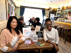 Kimberley Chan, left, and Linda Cajuste will host a networking event at Ôra Café & Cocktail in the Dorval Village on Jan. 24.