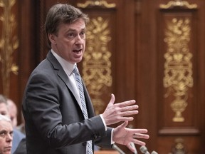Quebec Liberal MNA Marc Tanguay at the Quebec legislature in 2019.pril 3, 2019 at the legislature in Quebec City.