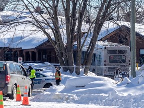 A city bus crashed into a Laval daycare Feb. 8, 2023. Ecole du Parc was the meeting point for parents and children.
