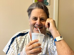 Terry DiMonte is recovering at Vancouver General Hospital. "Out of eight possible complications, he experienced seven," says wife Jessica Dionne.