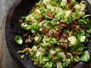 Brussels sprouts and potatoes with pori from The Miracle of Salt by Naomi Duiguid.