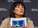 Hydro-Québec's profits in 2023 will probably fall short of last year’s level because export prices have dropped in recent weeks, warned outgoing CEO Sophie Brochu.