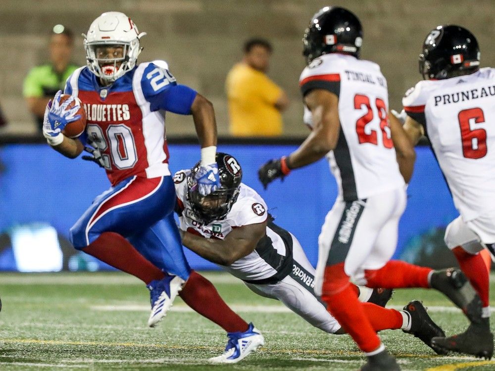 Former Alouettes tailback Tyrell Sutton returns as running-backs coach ...