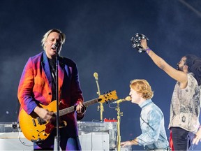 Arcade Fire performs at the Bell Centre in Montreal, Dec. 3, 2022.