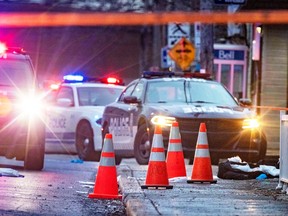 A man was shot on Des Érables St. early in the afternoon of Dec. 16, 2021, after the Montreal police responded to a 911 call in Lachine.
