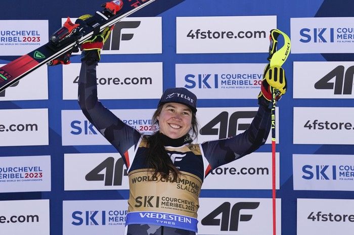 Quebec's Laurence St-germain Wins Slalom Gold At Alpine World 