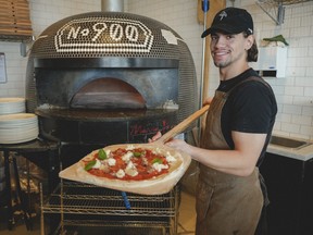 Josh Della Cioppa, head pizzaiolo at Pizzeria Napolitaine NO. 900 Vaudreuil. SUPPLIED.