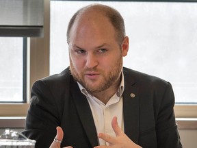 Montreal city councillor Craig Sauvé.