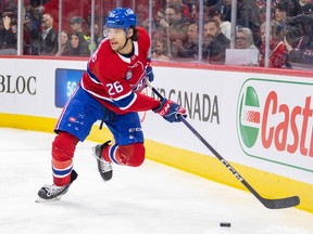 "The biggest thing is feeling more confident, having that poise, taking that extra half-second with the puck," Canadiens rookie Jonathan Kovacevic says about the development of his game this season.