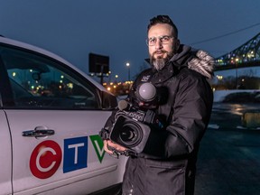 CTV cameraman Cosmo Santamaria, on his day off, was driving home on March 10 when he saw a house on fire in St-Roch-de-l’Achigan. Santamaria was able to get the sleeping homeowner out safely.
