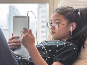 Researchers found that 75 per cent of youth use three or more electronic devices, an increase of 35 points since 2019.