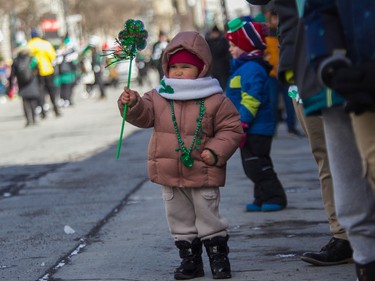 Ariella Farray was watching St. Patrick's Day Parade in Montreal on Sunday, March 19, 2023.